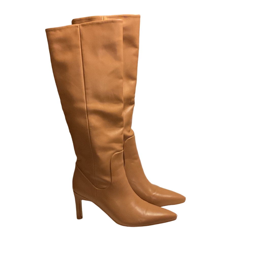 Billini Camel Heeled knee high Boots